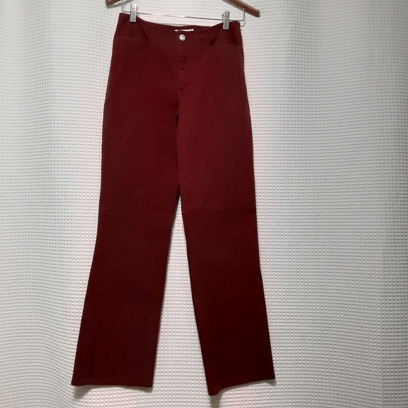 Burgundy Dream Jeans Look 5 lbs. Slimmer Sz 6P - Picture 1 of 5